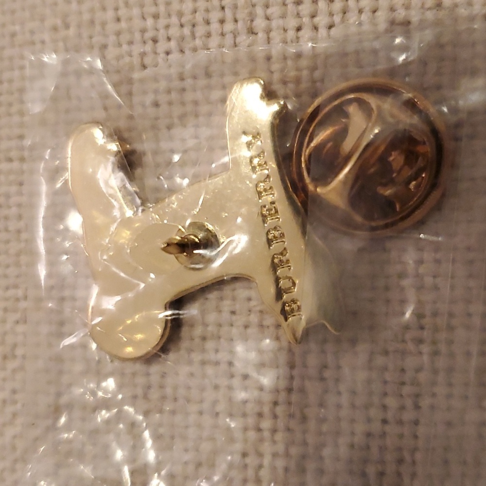 Burberry Gold Dog Charm Pin - Picture 5 of 5